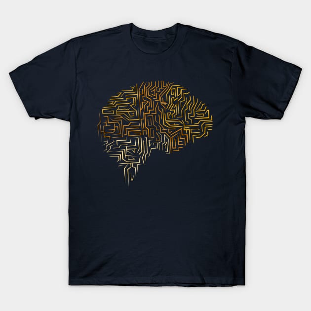 Neuroscience Superhuman Brain T-Shirt by yeoys